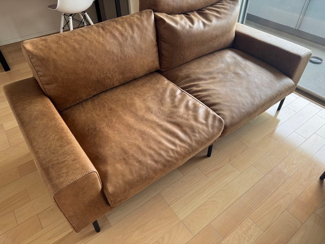 クラッシュゲート　プルート2.5人掛け　スーパーレザーテックス