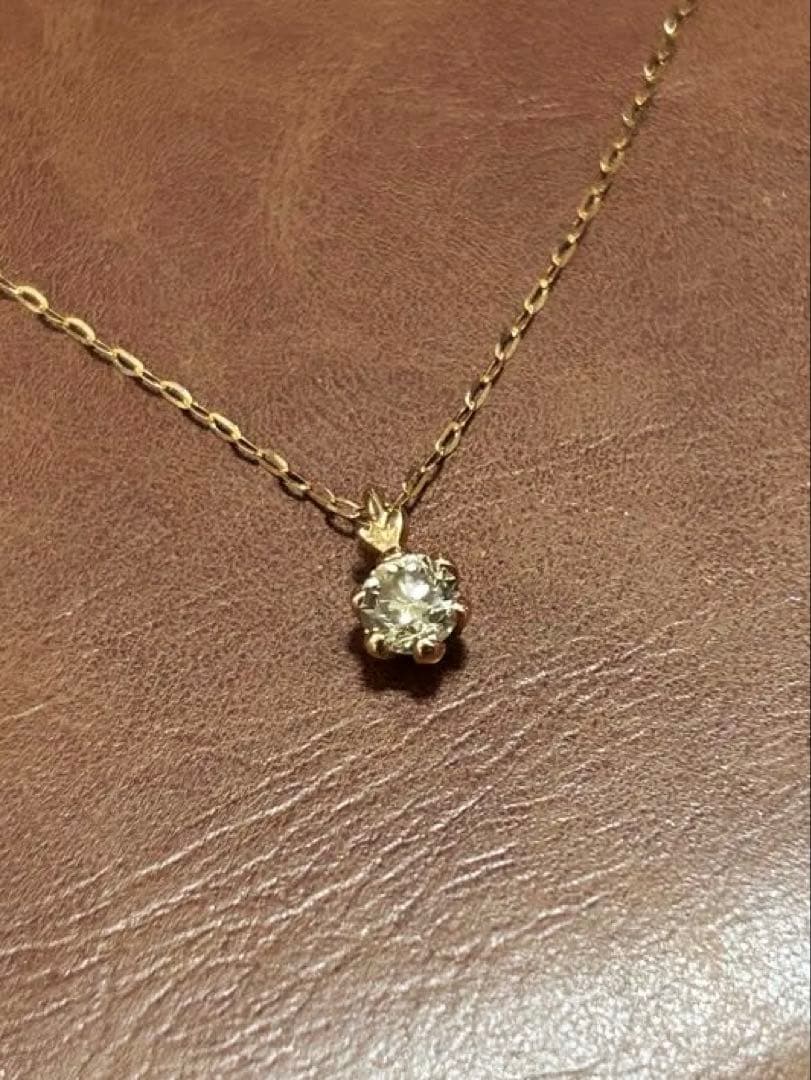 k18 PG ブラウンダイヤモンドネックレス