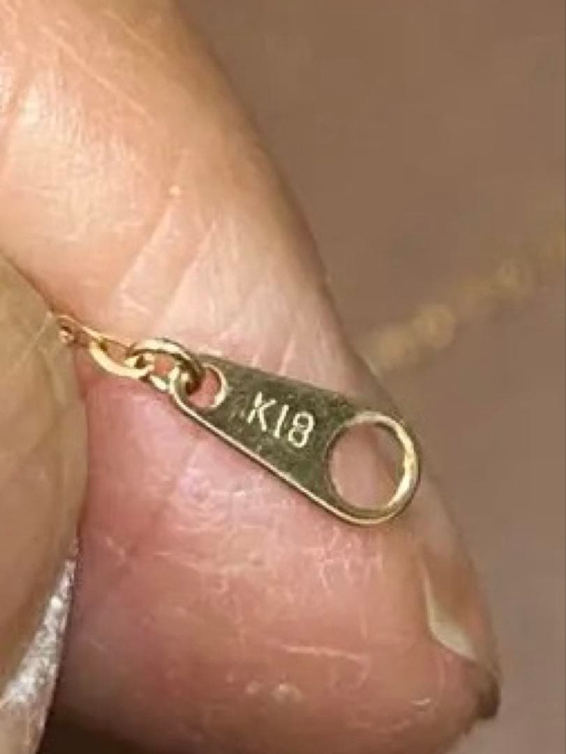 k18 PG ブラウンダイヤモンドネックレス