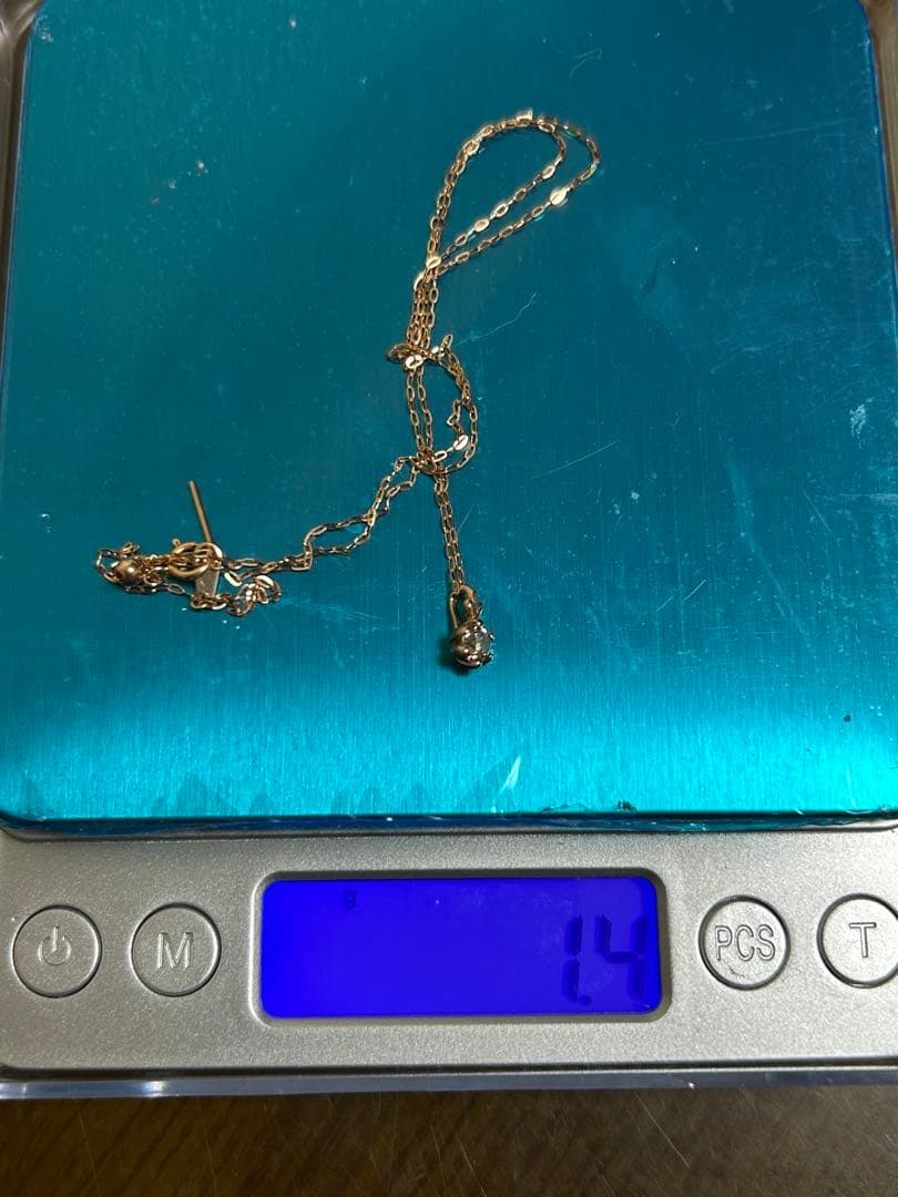 k18 PG ブラウンダイヤモンドネックレス