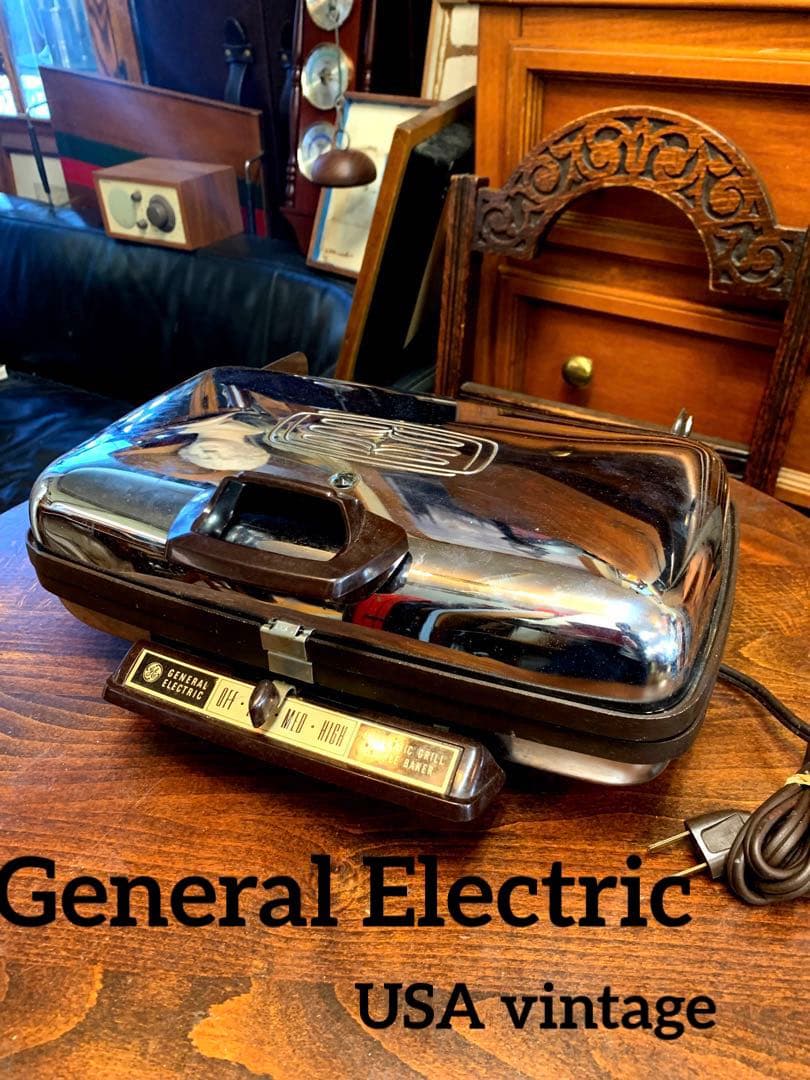 キッチン家電 USA vintage waffle maker GeneralElectric