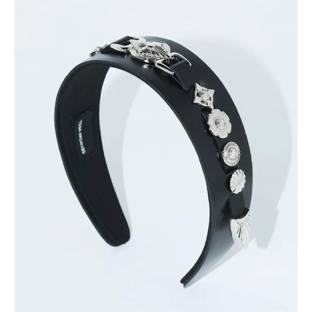 【最終値下げ】希少カラー TOGA Leather headband 2