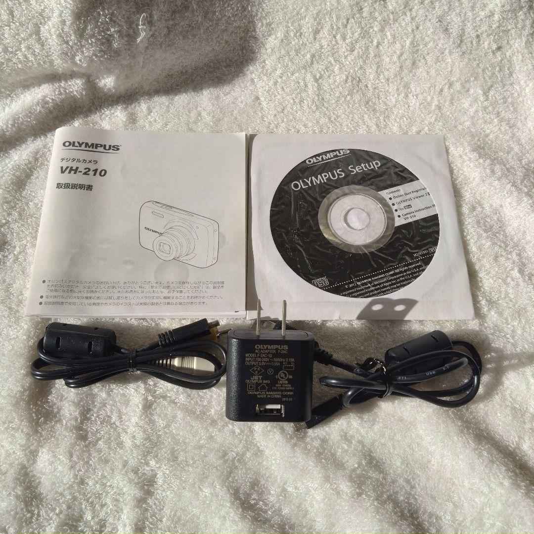 美品 オリンパス Olympus VH-210 コンデジ 動作確認済 ホワイト