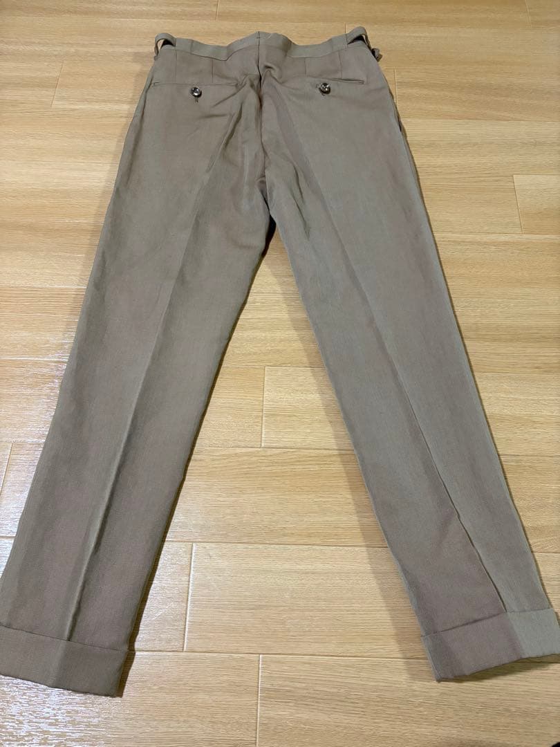 未使用に近い　ビームスF別注　ジェルマーノ　ソラーロ生地　グルカパンツ　42