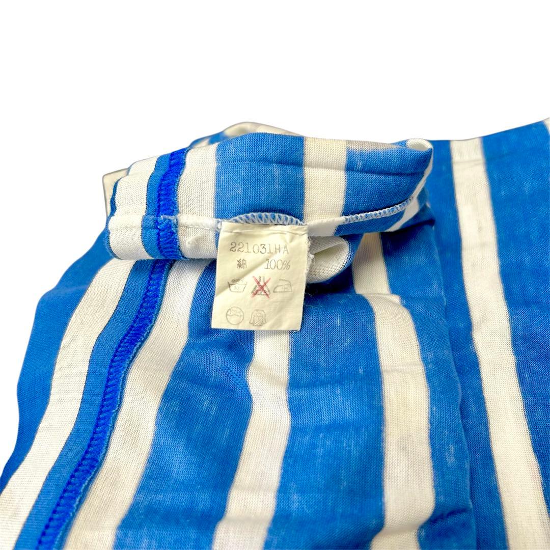 極美品 HERMES レディース ボーダーロングT 轡の気品