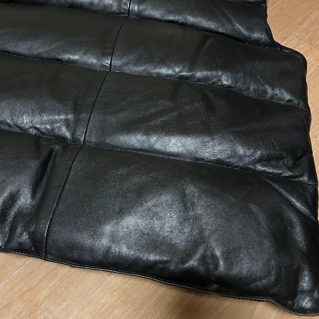 良品 STEINER GERMANY シュタイナー レザー ダウンベスト M