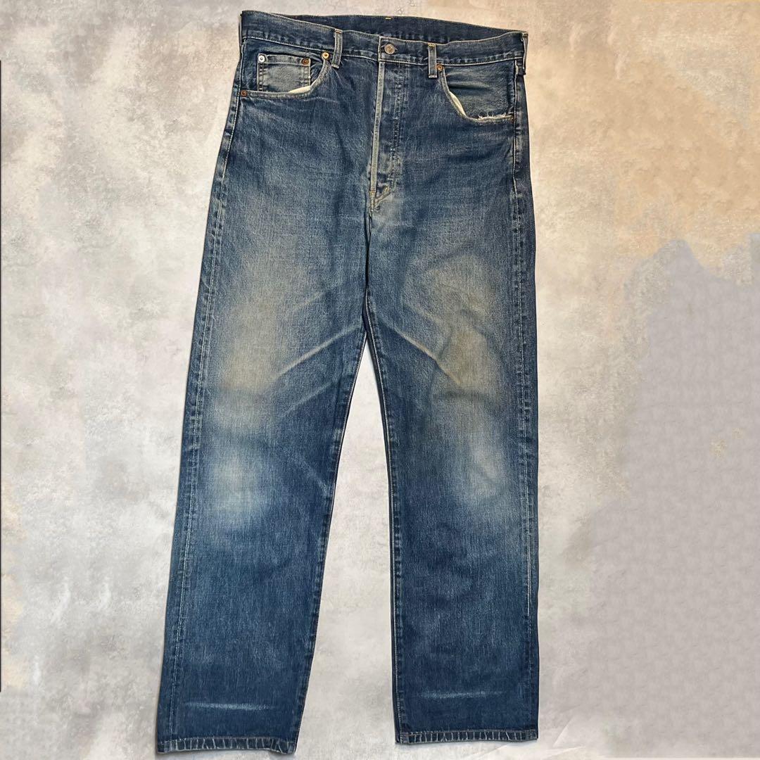 【雰囲気◎】 Levi's 503BXX 鬼ヒゲ ハチノス W36 日本製