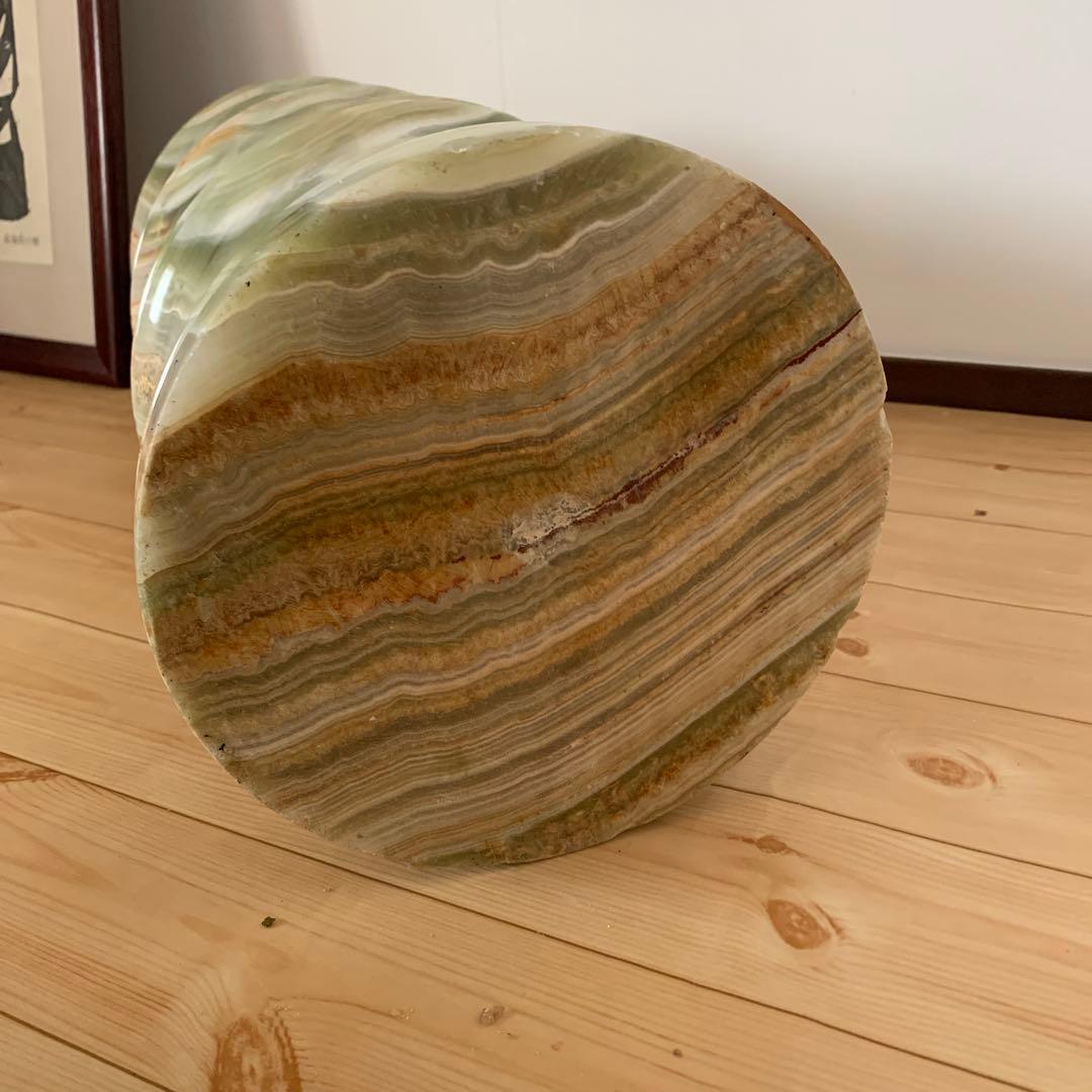 大理石　傘立て　オニキス　瑪瑙