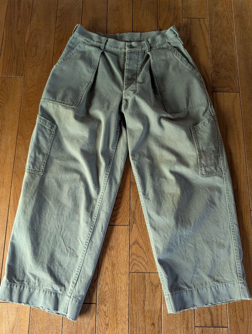 A.PRESSE Vintage USAF Hemmed Bottoms タグ付