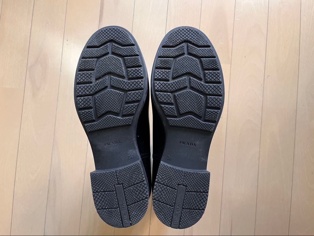 PRADA ブラック レインブーツ