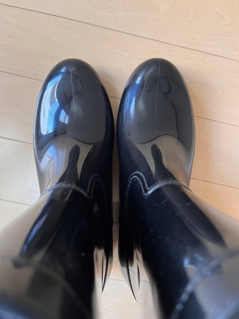 PRADA ブラック レインブーツ