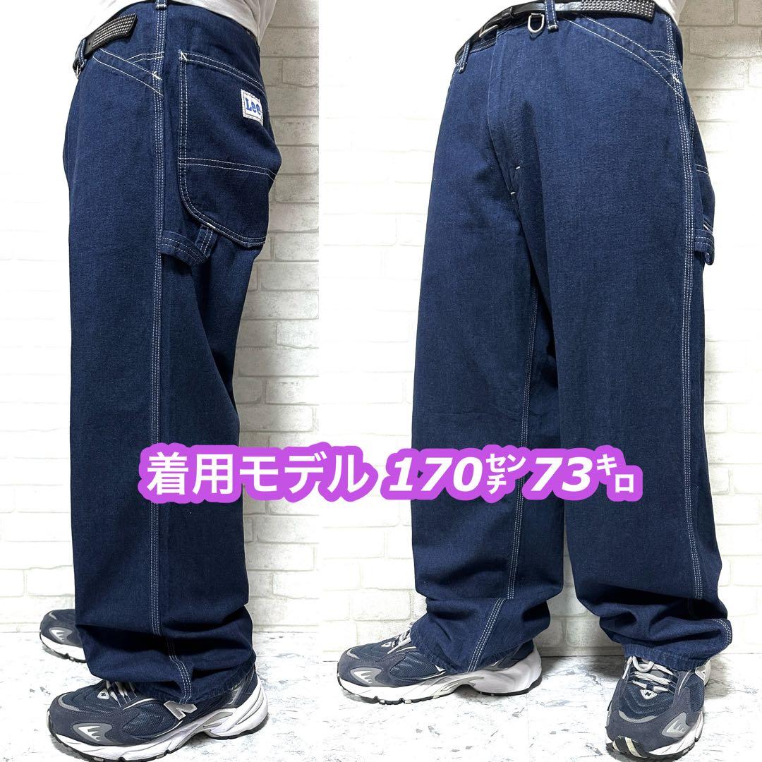 Lee 濃紺 極太 ワイドペインターパンツ バギーパンツ ワークパンツ