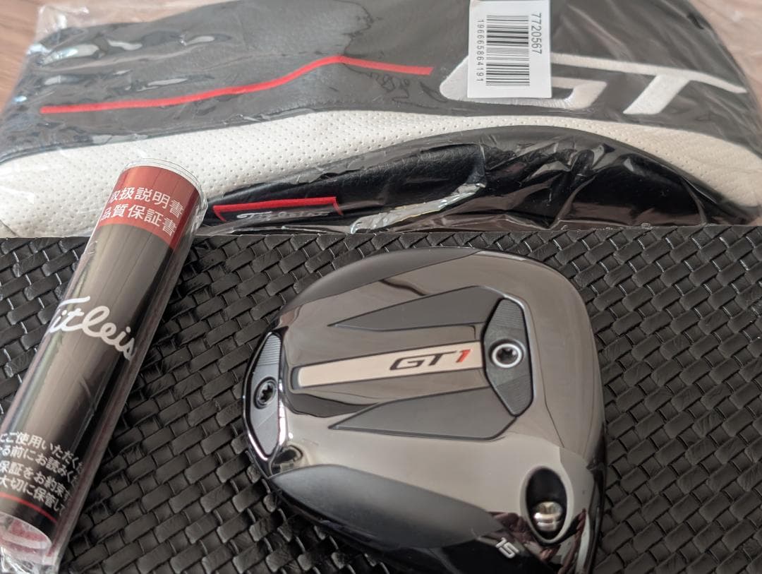 【極美品】タイトリスト GT1 3W 15°ヘッド単品／未使用カバー・保証書付