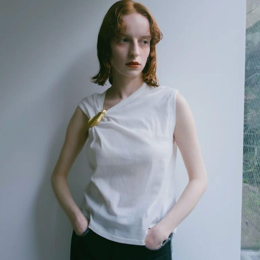 極美品　SYKIA シキア　バレッタ　シルバー