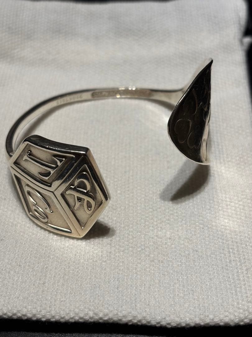 専用❗️シルバースプーン　ティファニー　ハート模様 オープンバングル