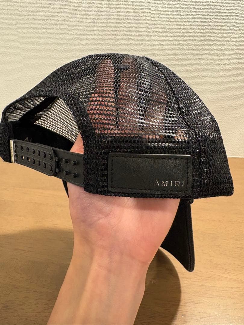 AMIRI メッシュキャップ　ブラック【スポン・ジボブ】