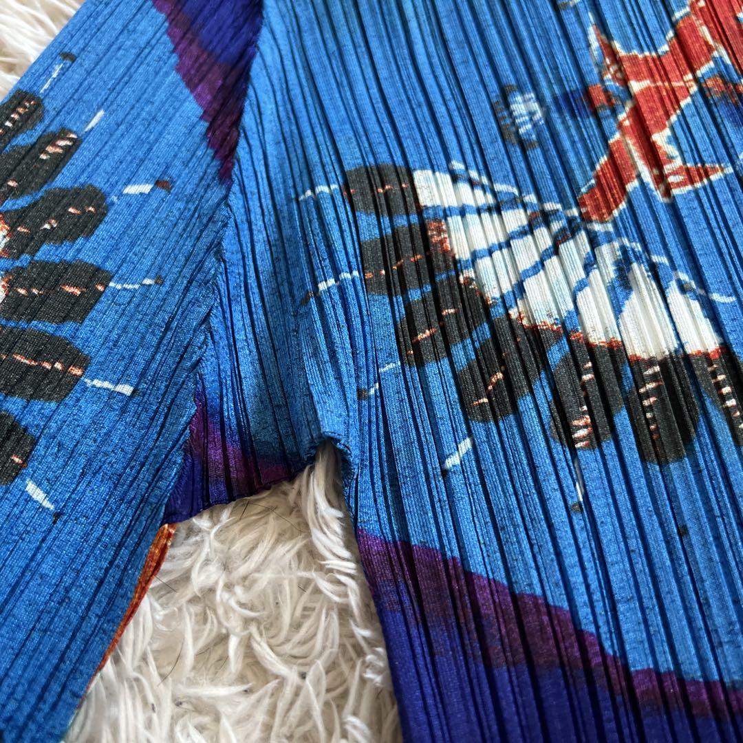 【PLEATS PLEASE 】イッセイミヤケ　プリーツ加工 長袖Tシャツ