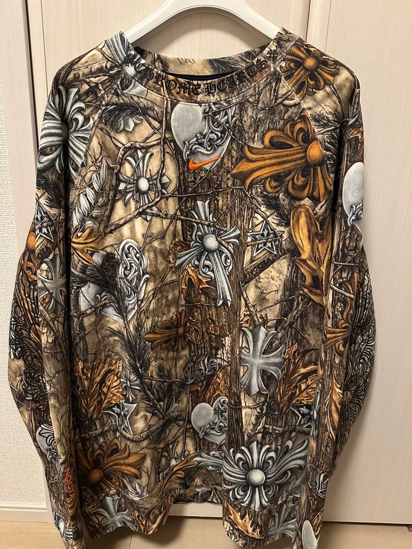 クロムハーツ ナイキ ドレイク ノクタ スウェット トレーナー クルーネック