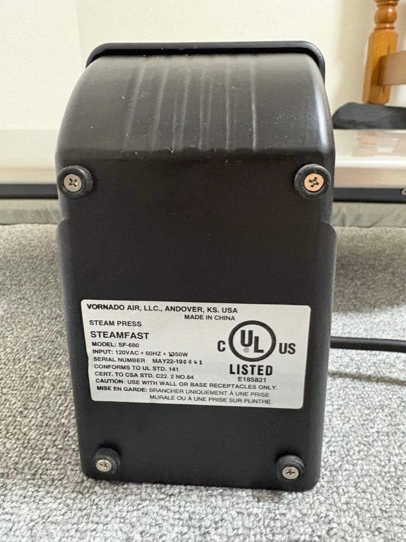 デジタルファブリック　スチームプレス　SF-680　Steamfast社