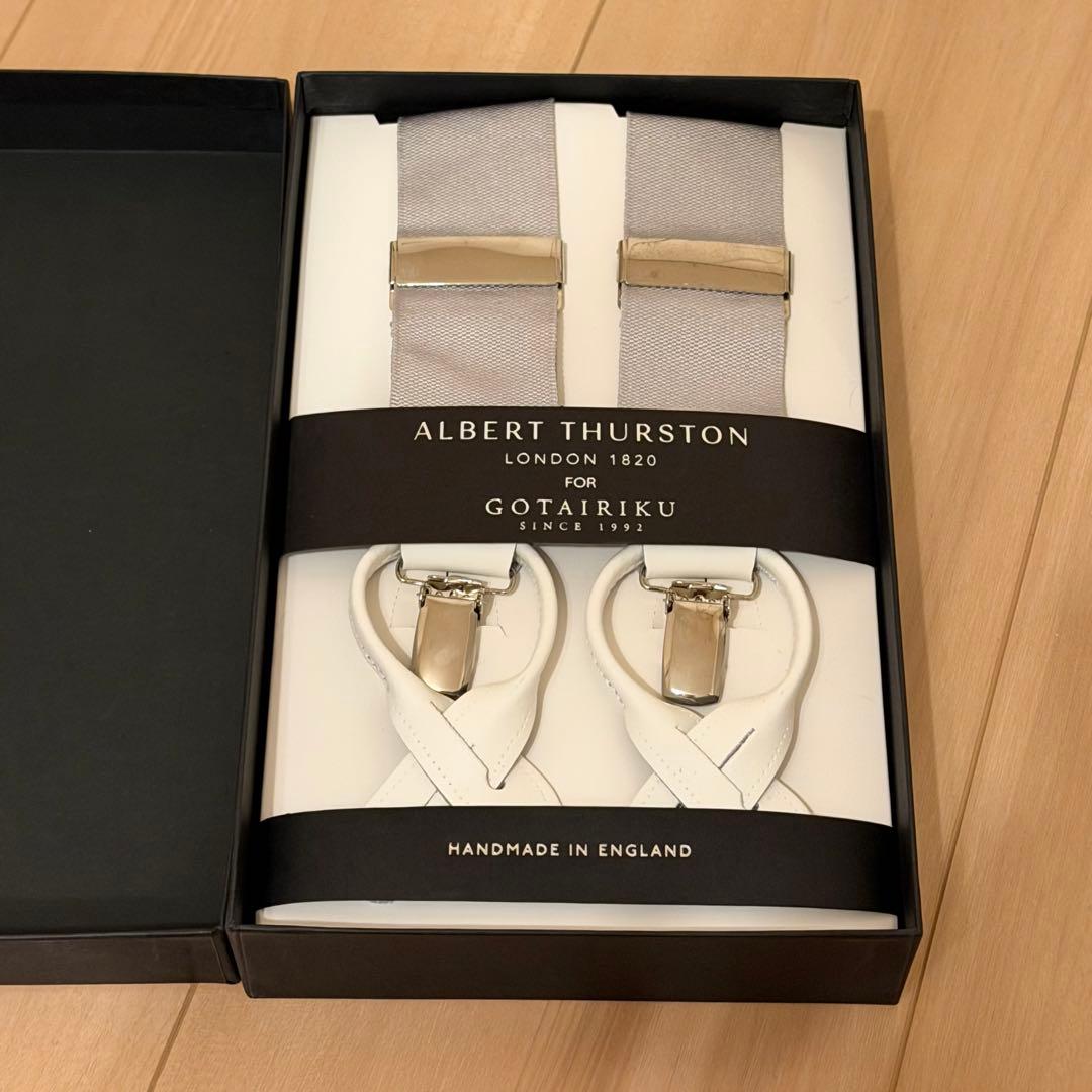  THURSTON サスペンダー シルバー