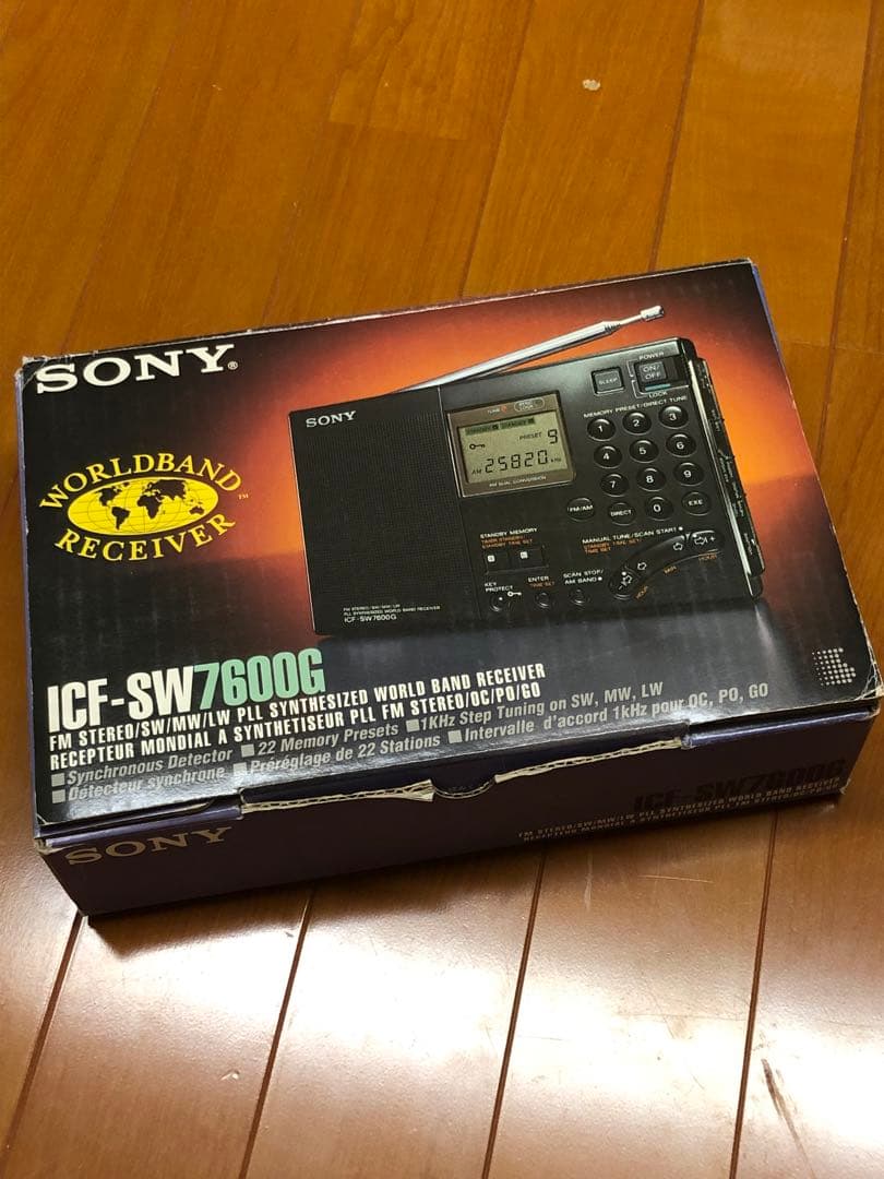 希少）SONY ICF-SW7600G ワールドバンド受信機