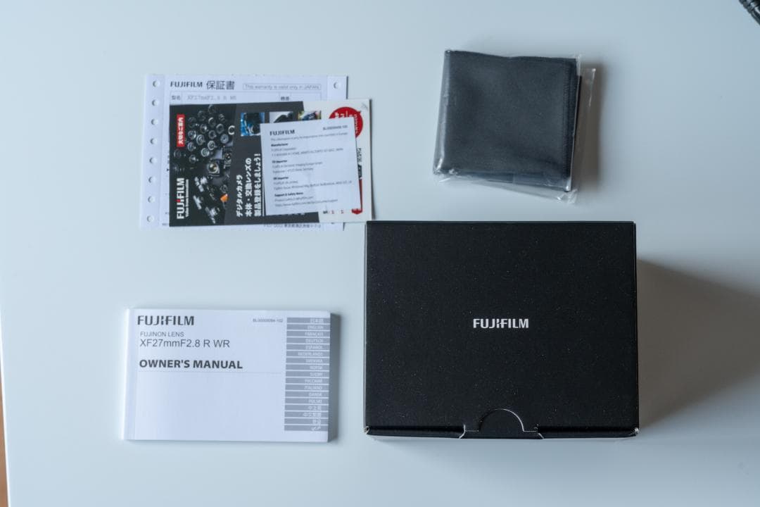 富士フイルム 27mm F2.8 XF27MMF2.8 R WR