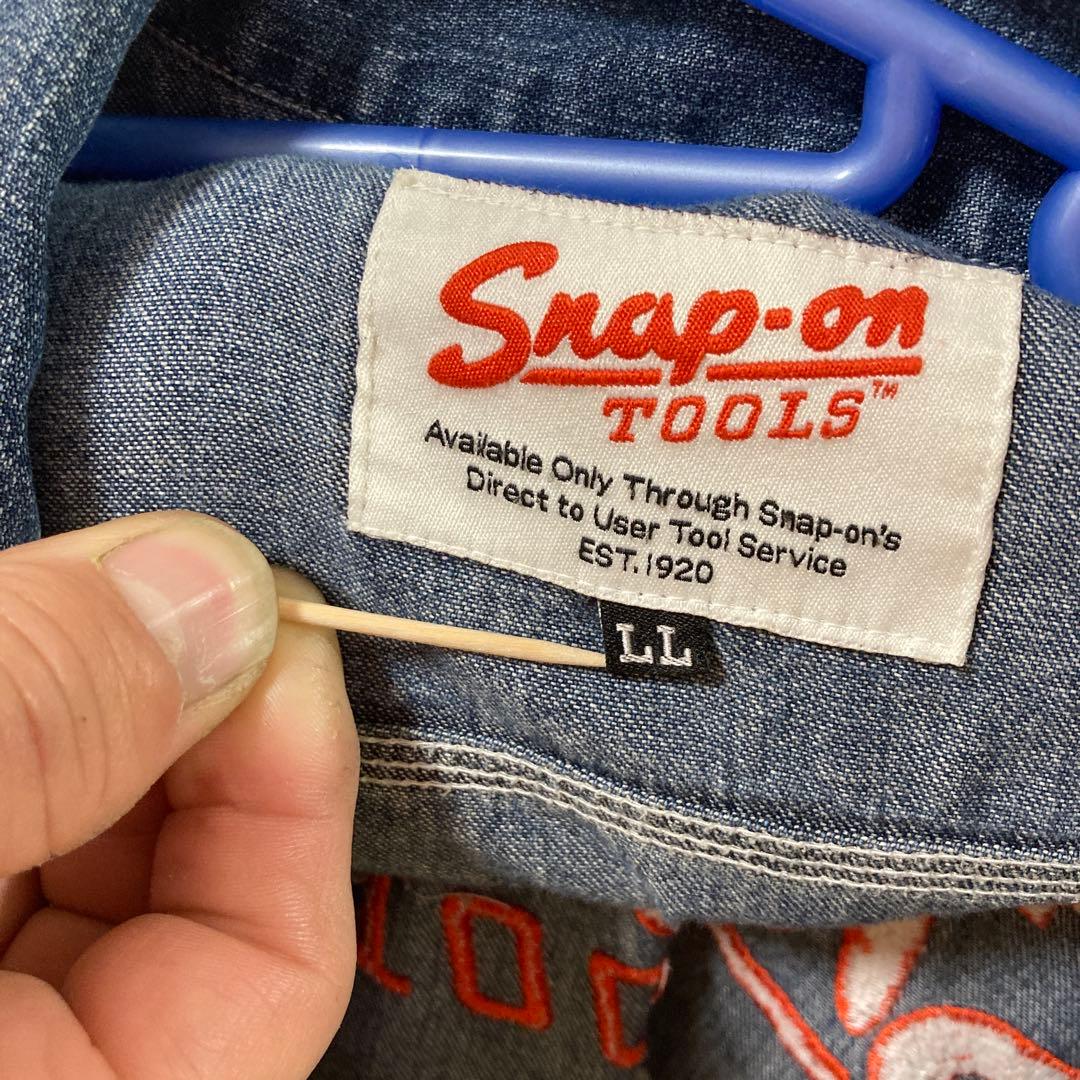 Snap-on デニムオーバーオール