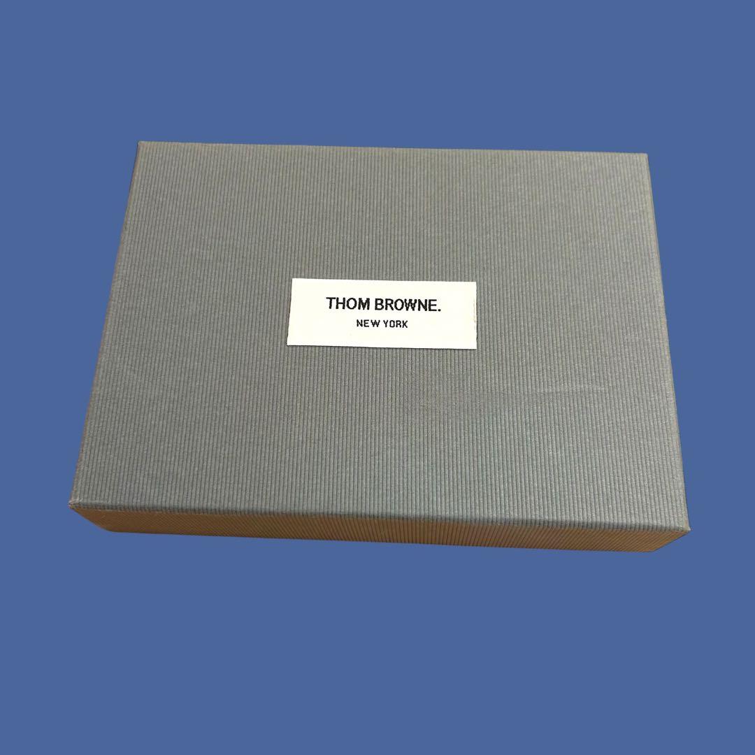 ★新品未使用★ THOM BROWNE トリコロール レザー ショルダーポーチ