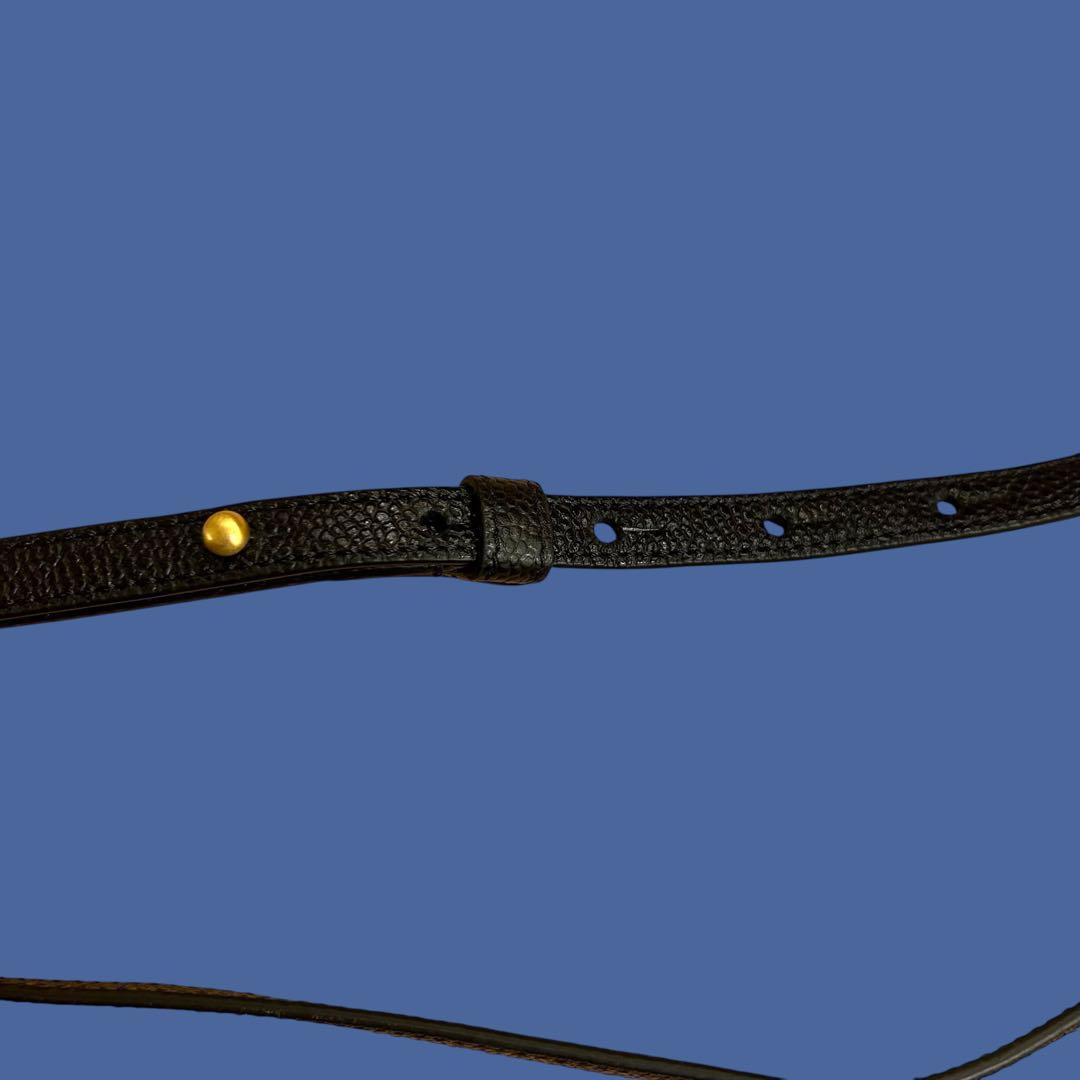 ★新品未使用★ THOM BROWNE トリコロール レザー ショルダーポーチ