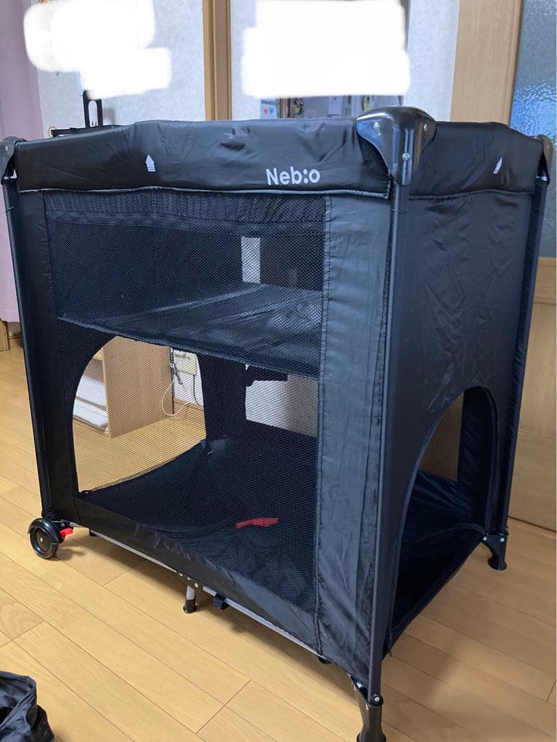 【人気】Nebio ネビオ 折りたたみ プレイヤード スリープミニハイ 袋付き