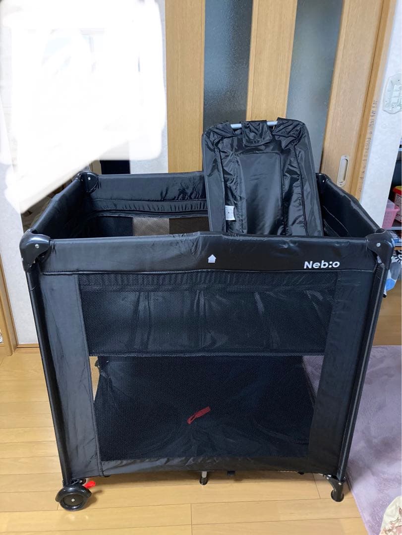 【人気】Nebio ネビオ 折りたたみ プレイヤード スリープミニハイ 袋付き