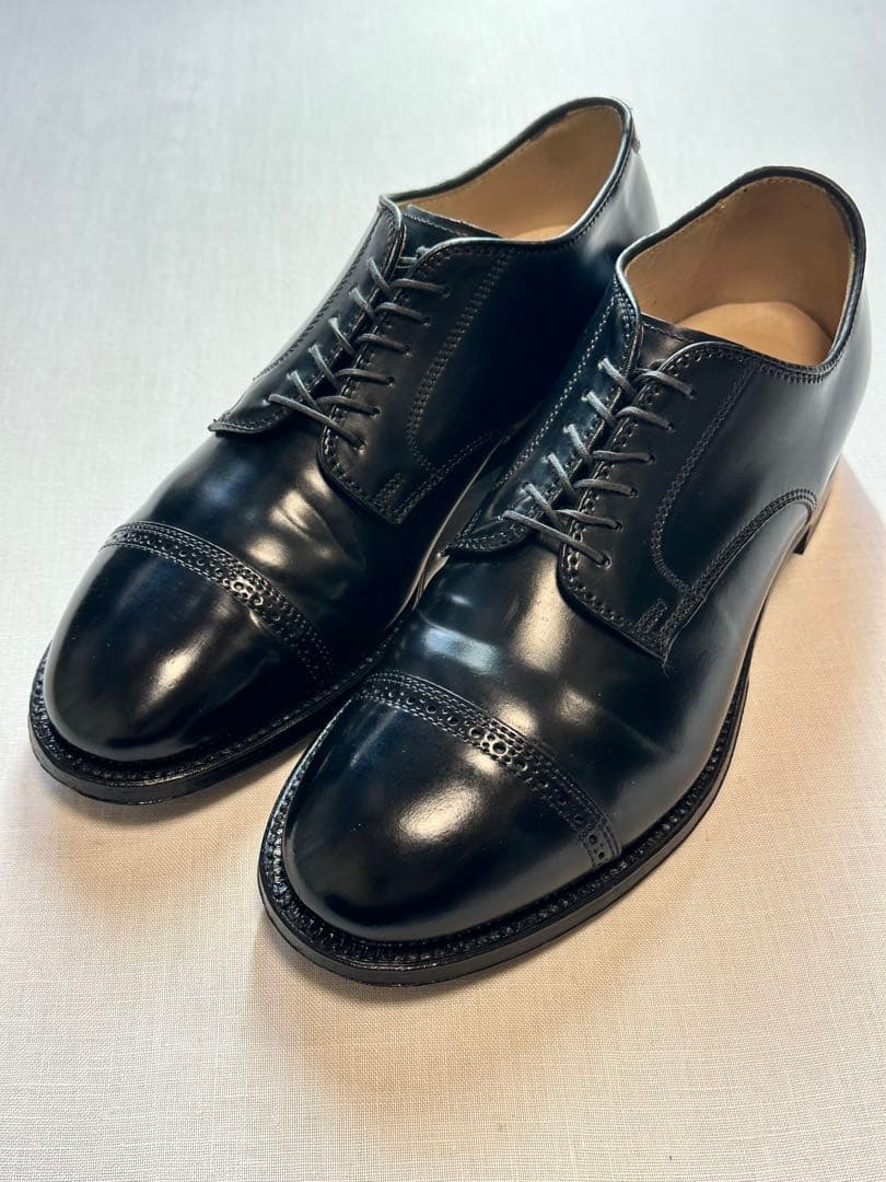 【極美品】ALDEN BLACK CORDVAN CAPTOE 7H 56251