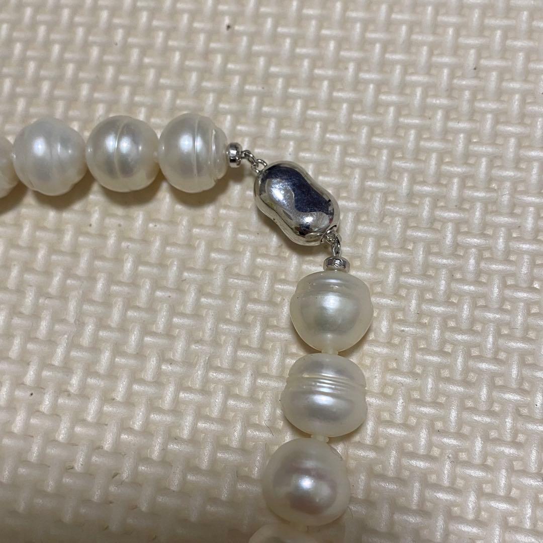 真珠ネックレス シルバー925