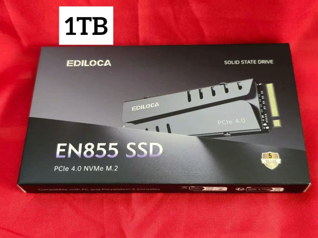 新品 EDILOCA EN855 SSD 1TB PCIe 4.0 M.2