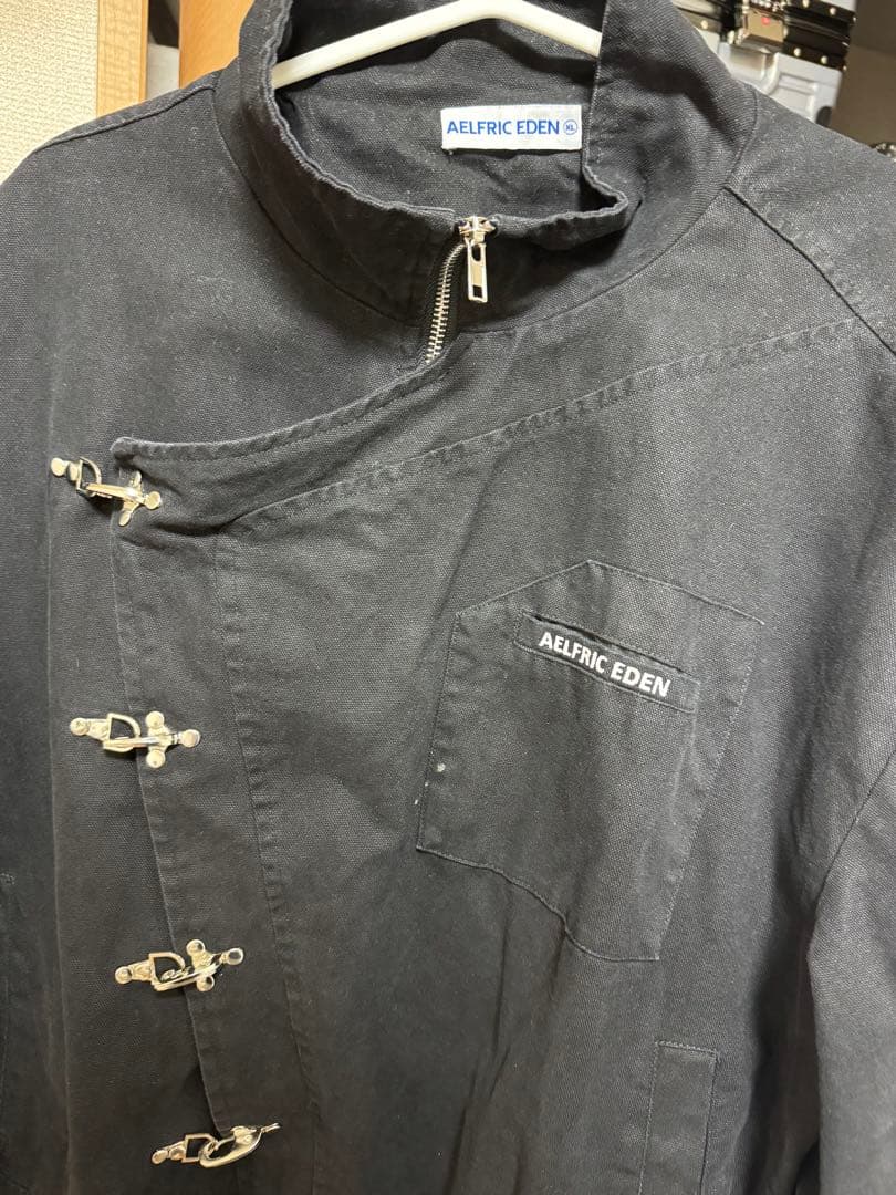 AELFRIC EDEN ブラック ファイヤーマンジャケット