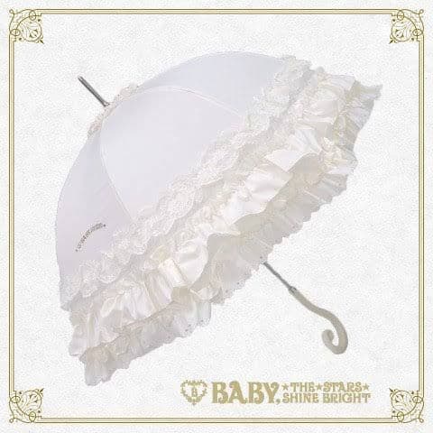 バードケージアンブレラ　BABY　オフ白　新品　傘　日傘