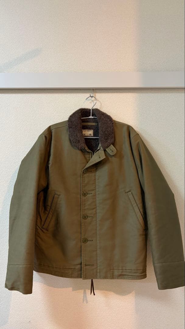 ブッチャープロダクツ N-1 デッキジャケット40 アットラストTIMEWORN