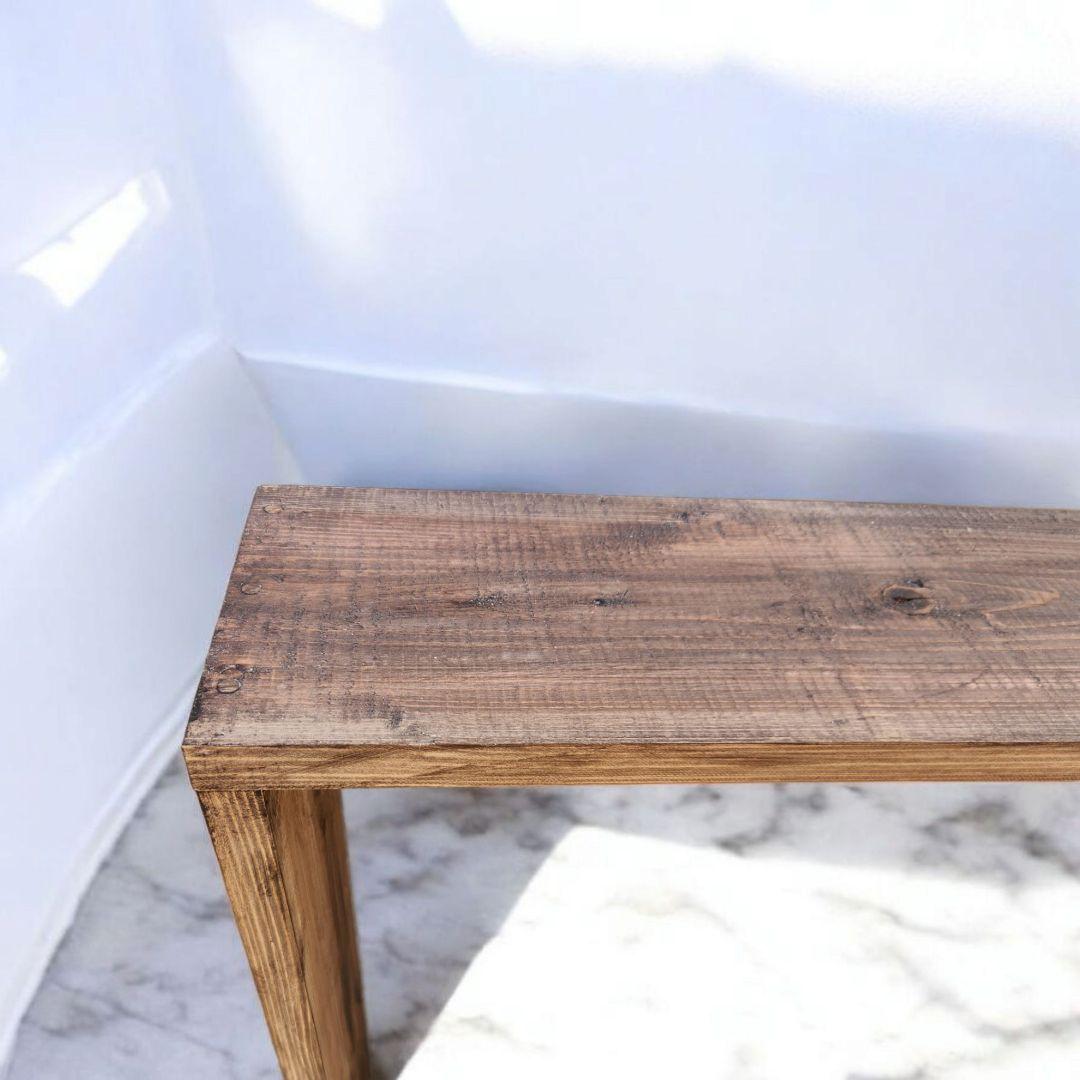 W80タイプ　新生活を彩る/古材風/カウンターテーブル/ サイドテーブル