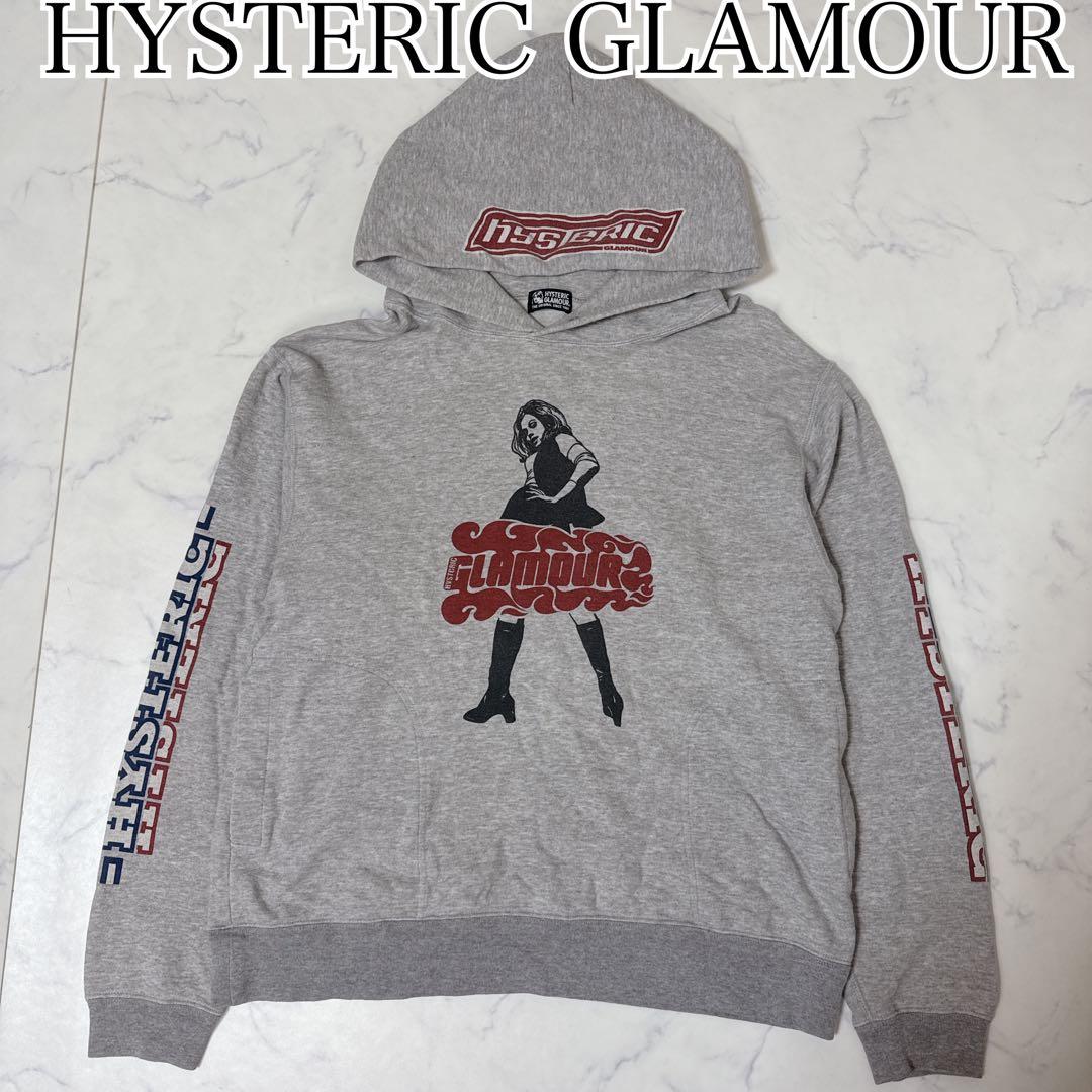 HYSTERIC GLAMOUR ヴィクセンガール　パーカー　グレー