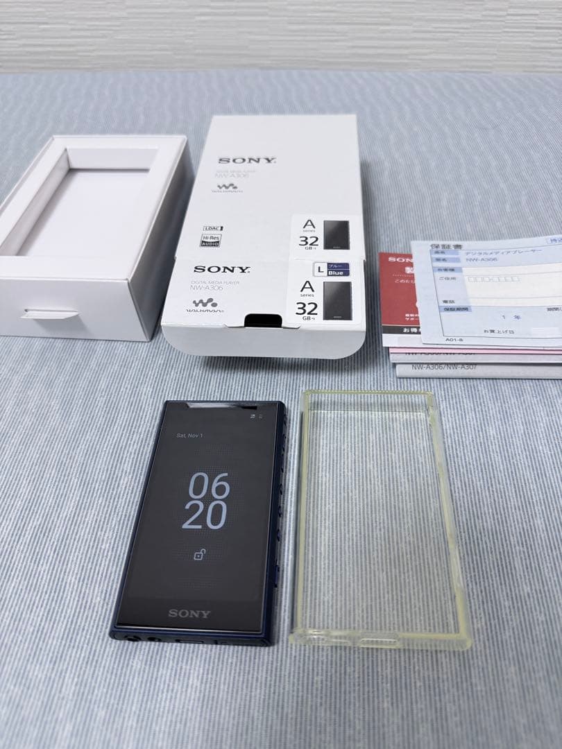 SONY デジタルオーディオプレーヤー NW-A306 ブルー 32gb