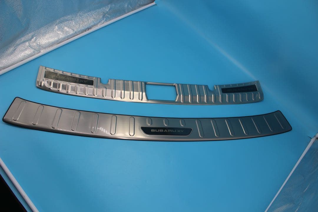 スバル XV GT系 リア内側＋外側バンパーステップガード【E92b】