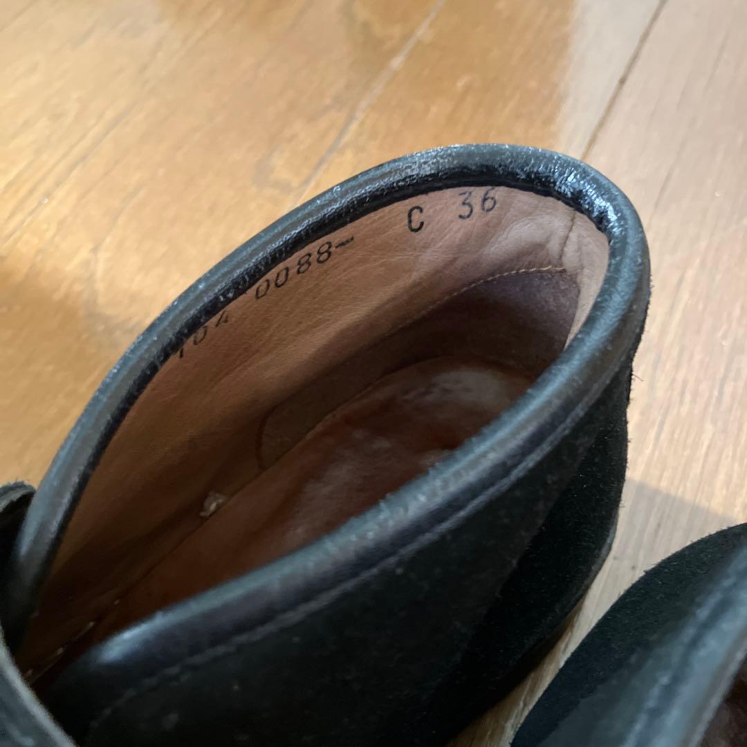 グッチ　GUCCI スウェードビット　ハイカットローファー　C３６