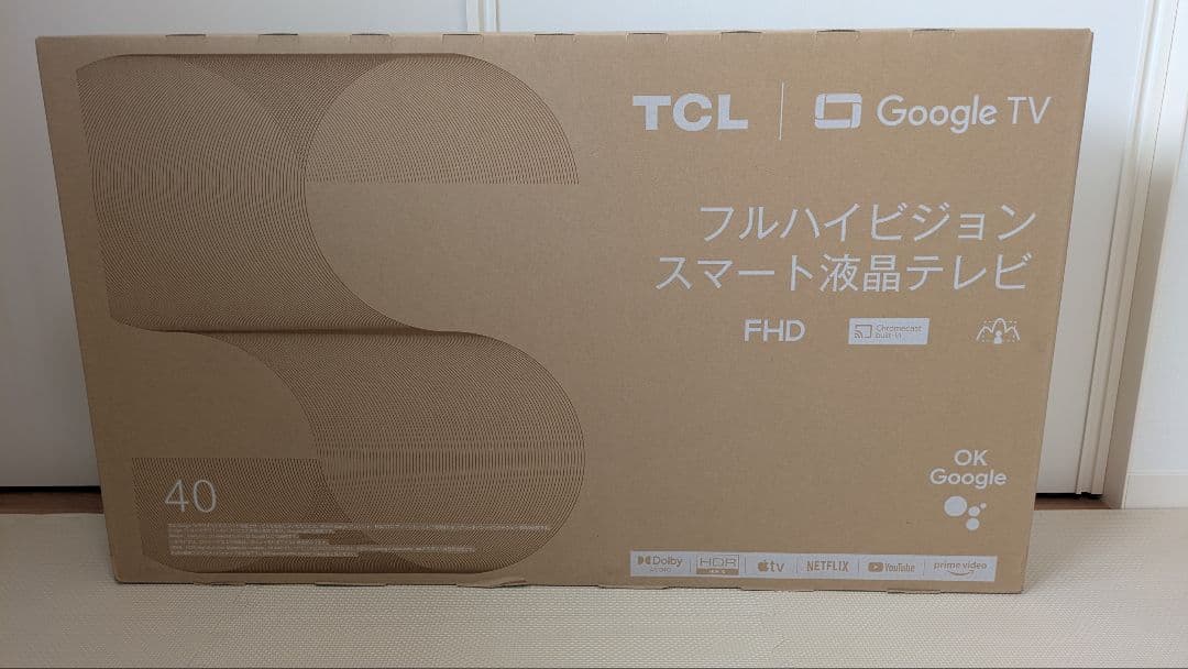 TCL 40インチ フルハイビジョン液晶テレビ