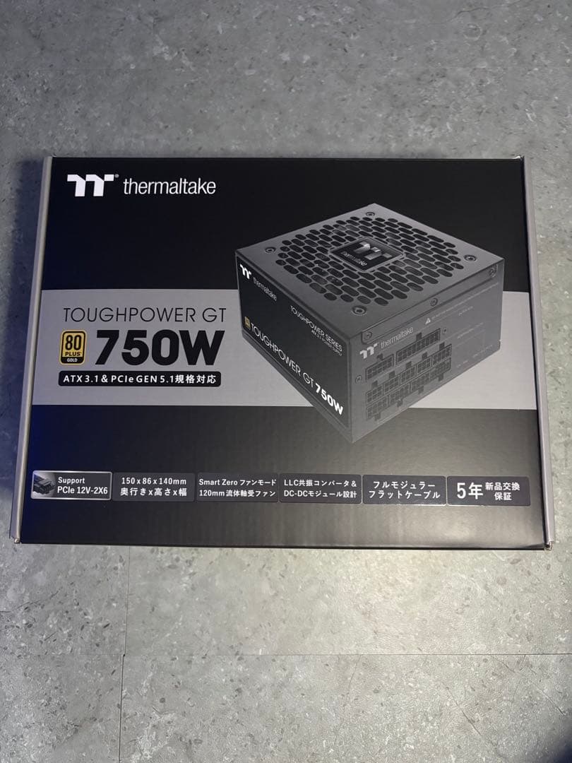 電源ユニット thermaltake TOUGHPOWER GT 750W