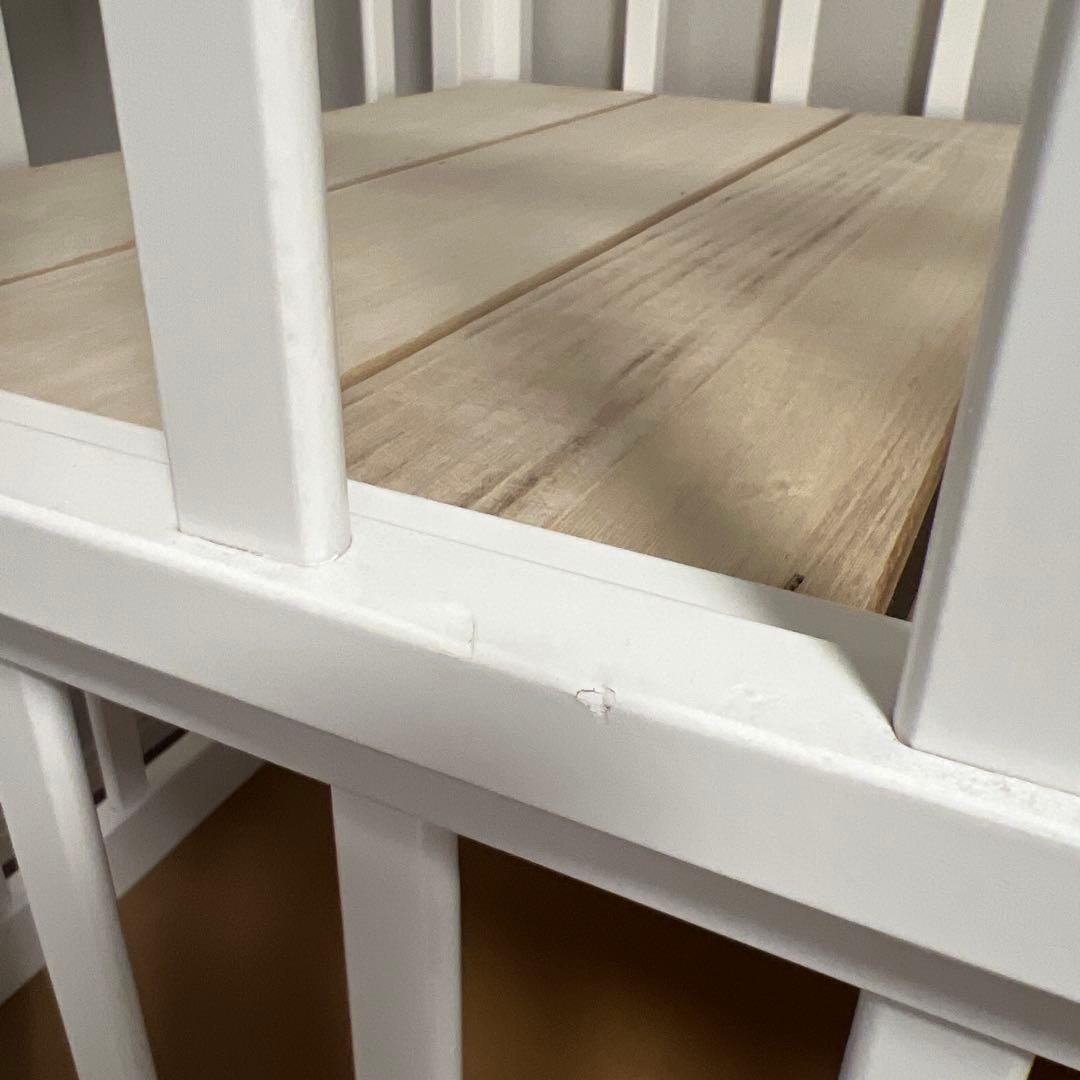 カトージ　katoji ハイポジション　ミニベビーベッド　ホワイト