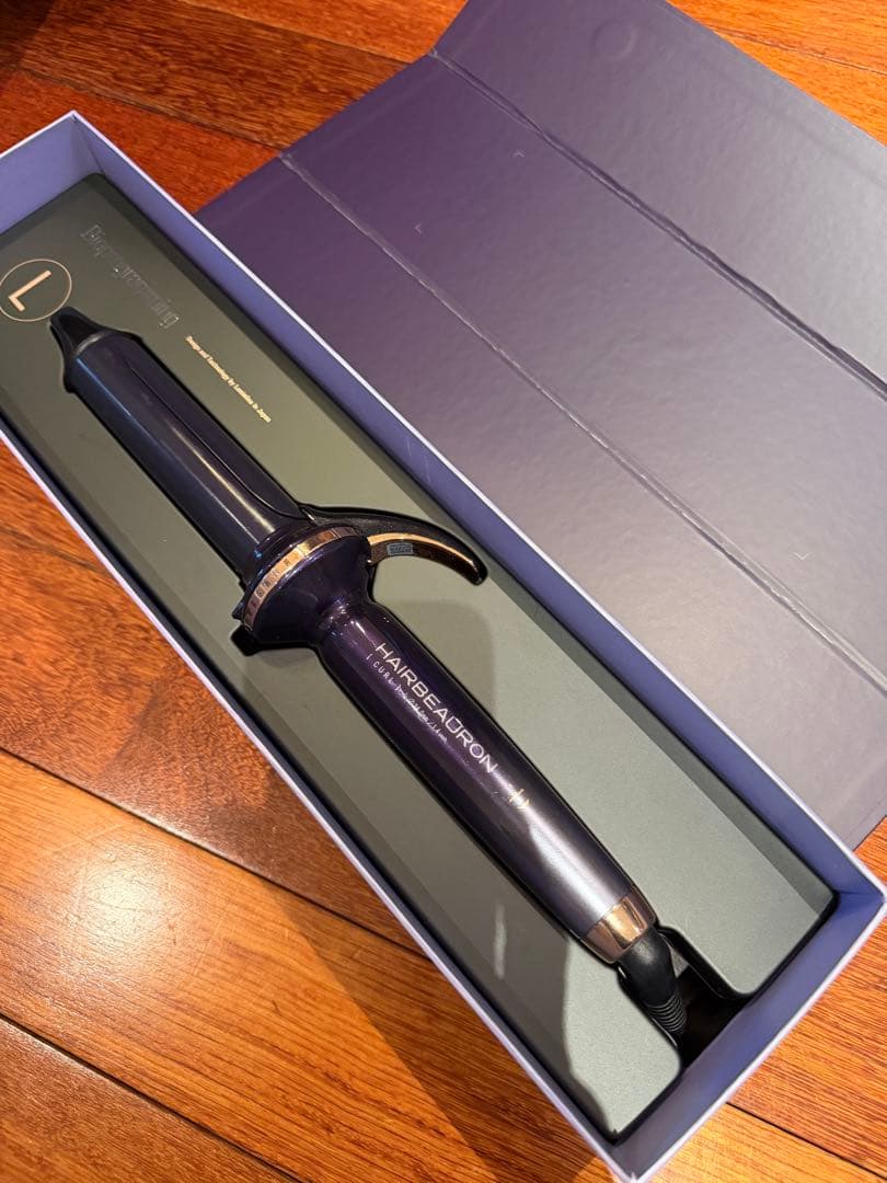 AIRBEACRON カールヘアアイロン ブラック ヘアビューロン27d