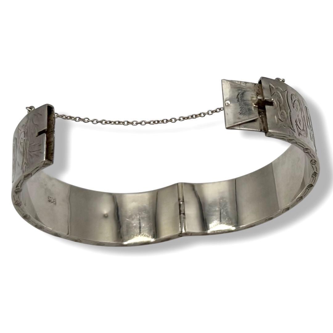 agete バングル silver925 LOVE & PEACE