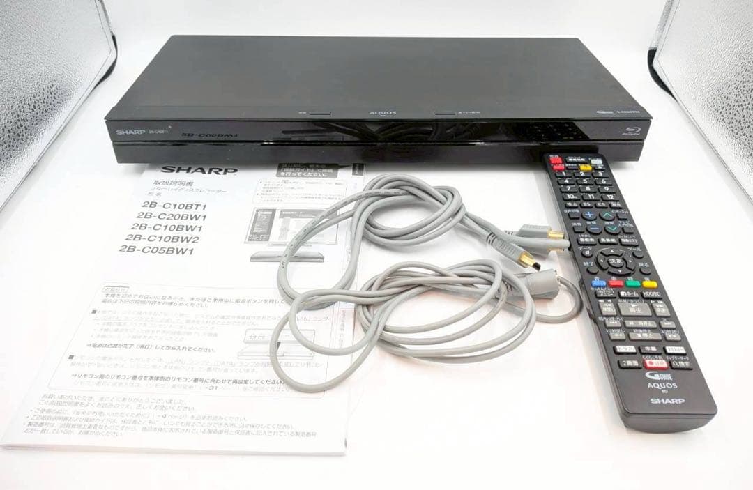 SHARP AQUOS 2B-C10BT1 1TB ブルーレイレコーダー20年製