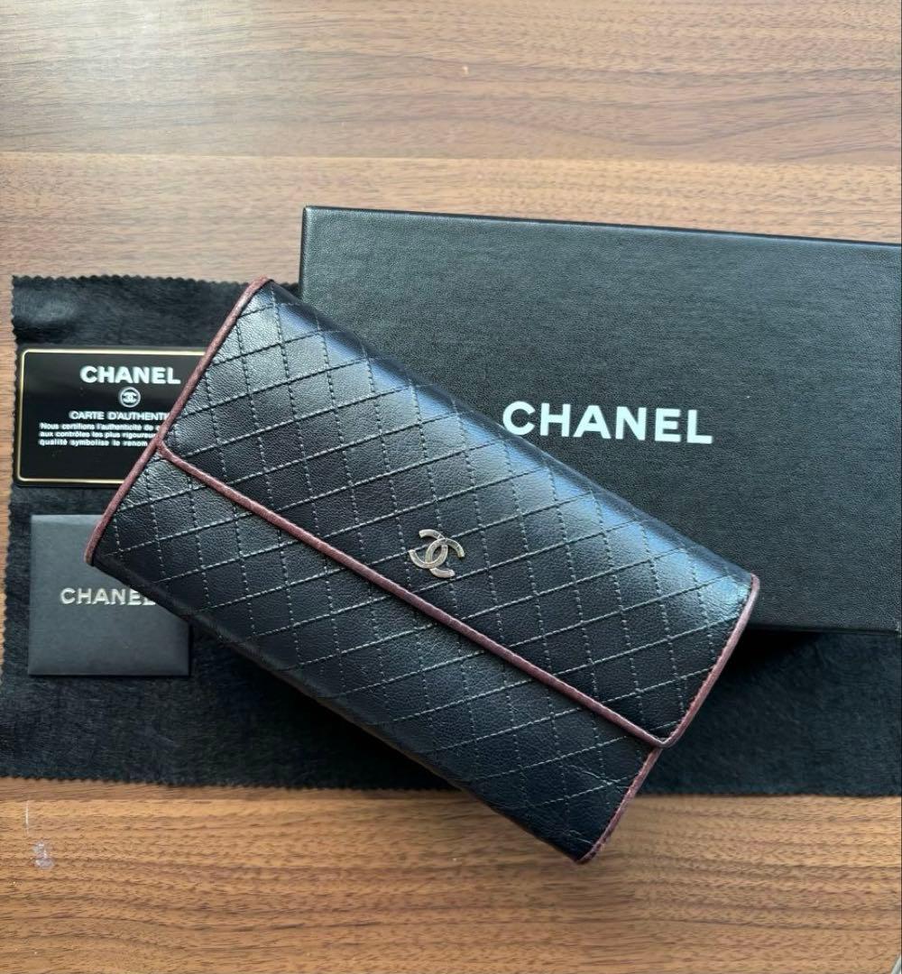 【CHANEL 】キルティング 長財布