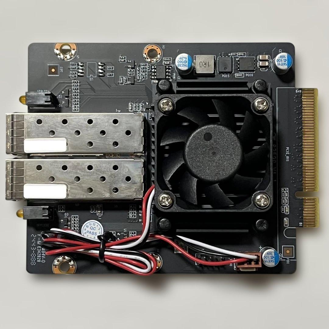 ミニPC Intel N100 2.5G/10G SFP+ NIC搭載ベアボーン